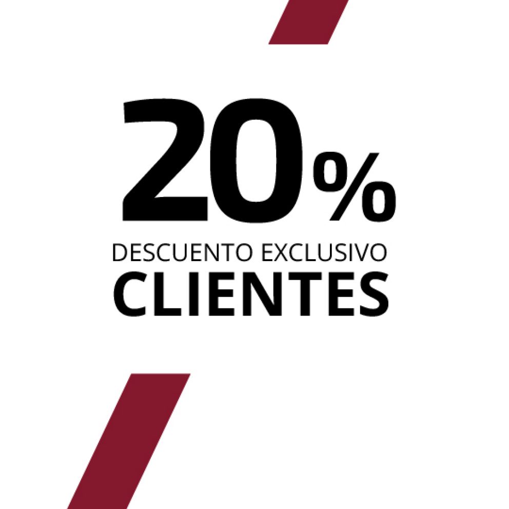 🎟️ EXCLUSIVO PARA NUESTROS CLIENTES: 20% DE DESCUENTO